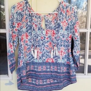 Hollister peasant top